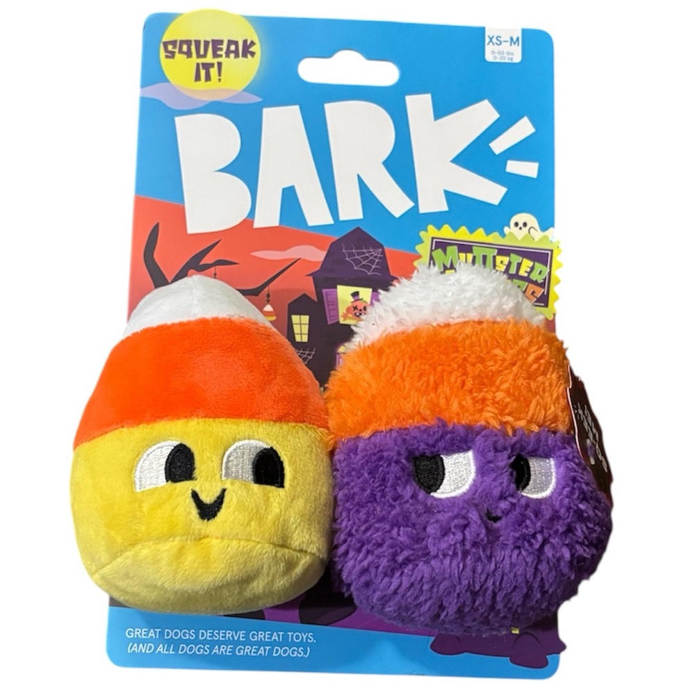 Bark Box Dog Toys Halloween Muttster Madness Candy Corn‎ Kids, XS-M NWT